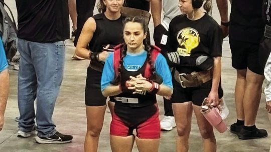 EIGHT TIMES HER WEIGHT