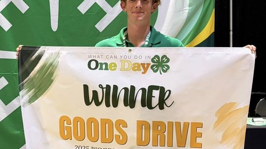 JC 4-H recognizes goods drive cut
