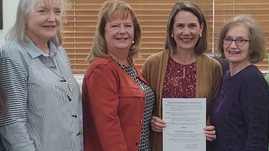 Proclamation signed for Texas History month
