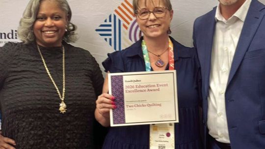 Two Chicks Quilting earns excellence award