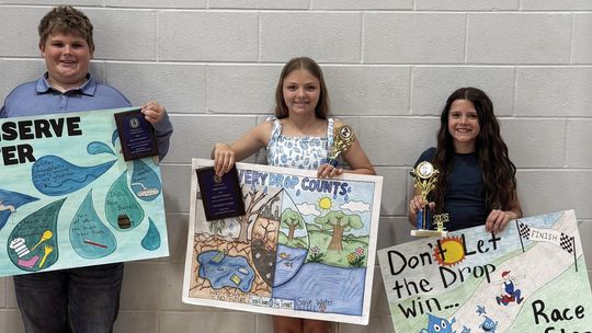 Water Conservation poster winners