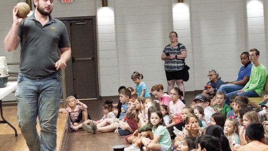 Zoofari visits summer readers at the Memorial Library