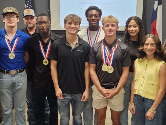 Edna ISD recognizes track athletes