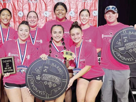 Industrial Cobras girls powerlifting team wins state