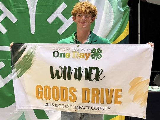 JC 4-H recognizes goods drive cut