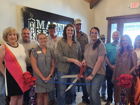 Magnum Services ribbon cutting