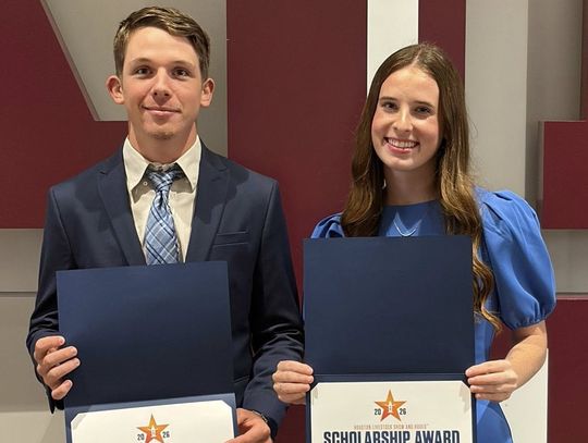 Two become HLSR scholars