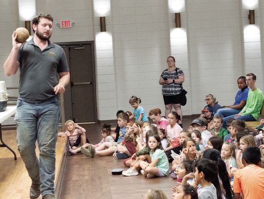 Zoofari visits summer readers at the Memorial Library
