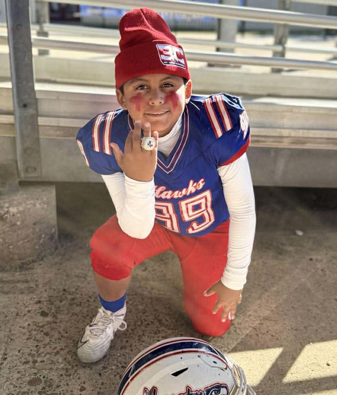 A love of football took Gomez to new heights