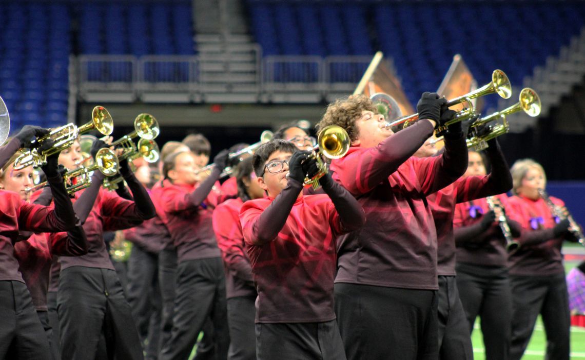 Ganado band marches to State