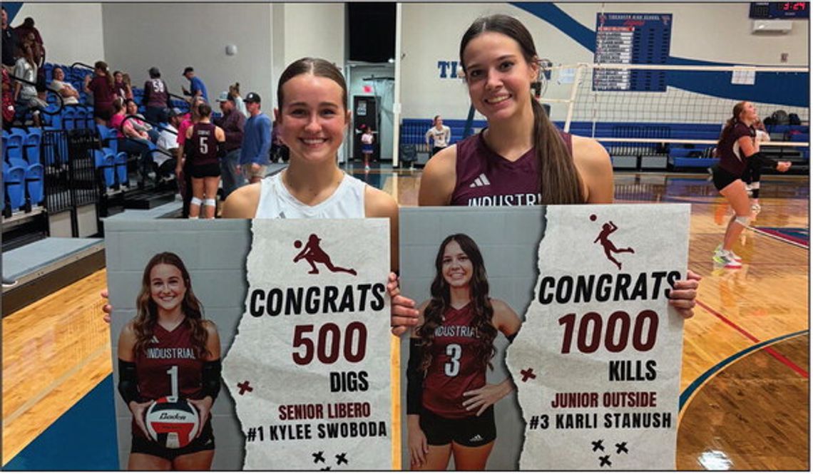 Industrial beats Lady Brahmas, Tigerettes; Edna tops Rice