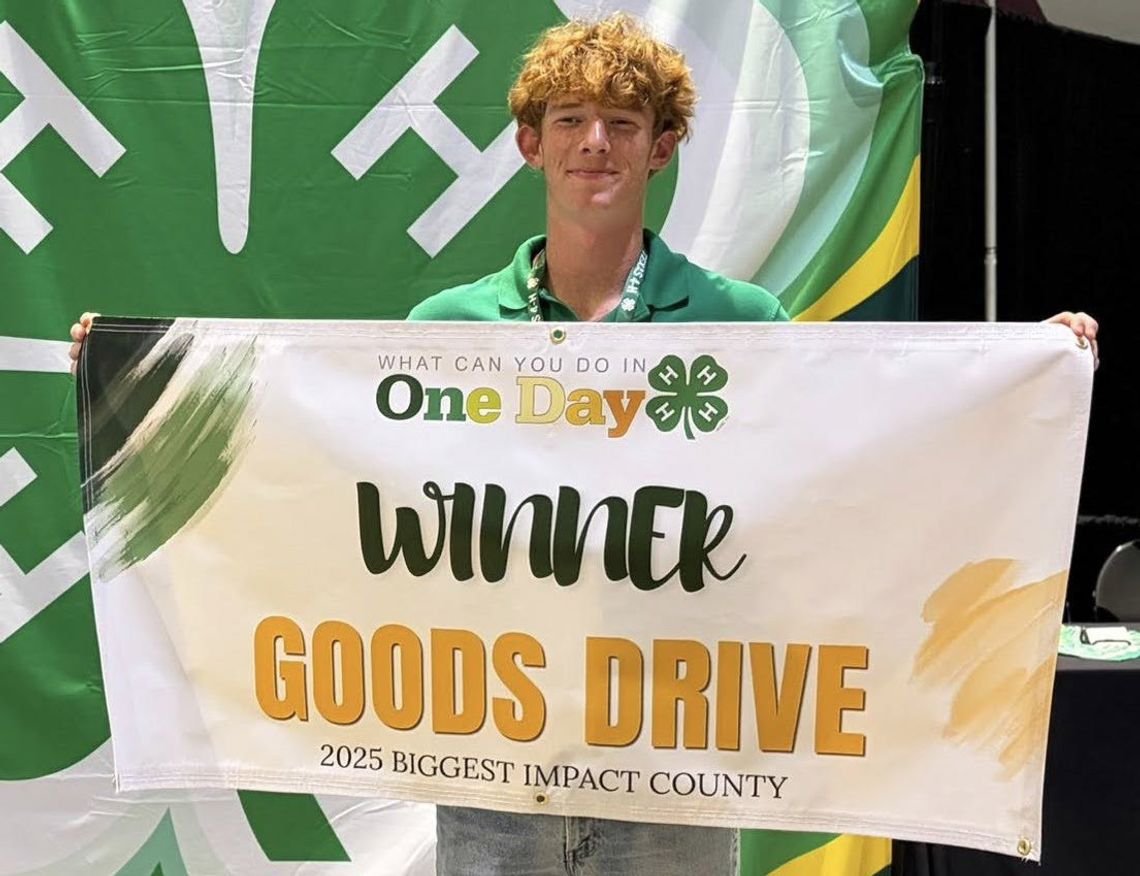 JC 4-H recognizes goods drive cut JC 4-H recognizes goods drive cut