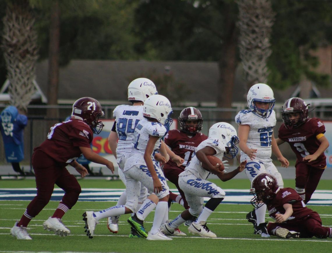 Junior football, Edna vs. Ganado