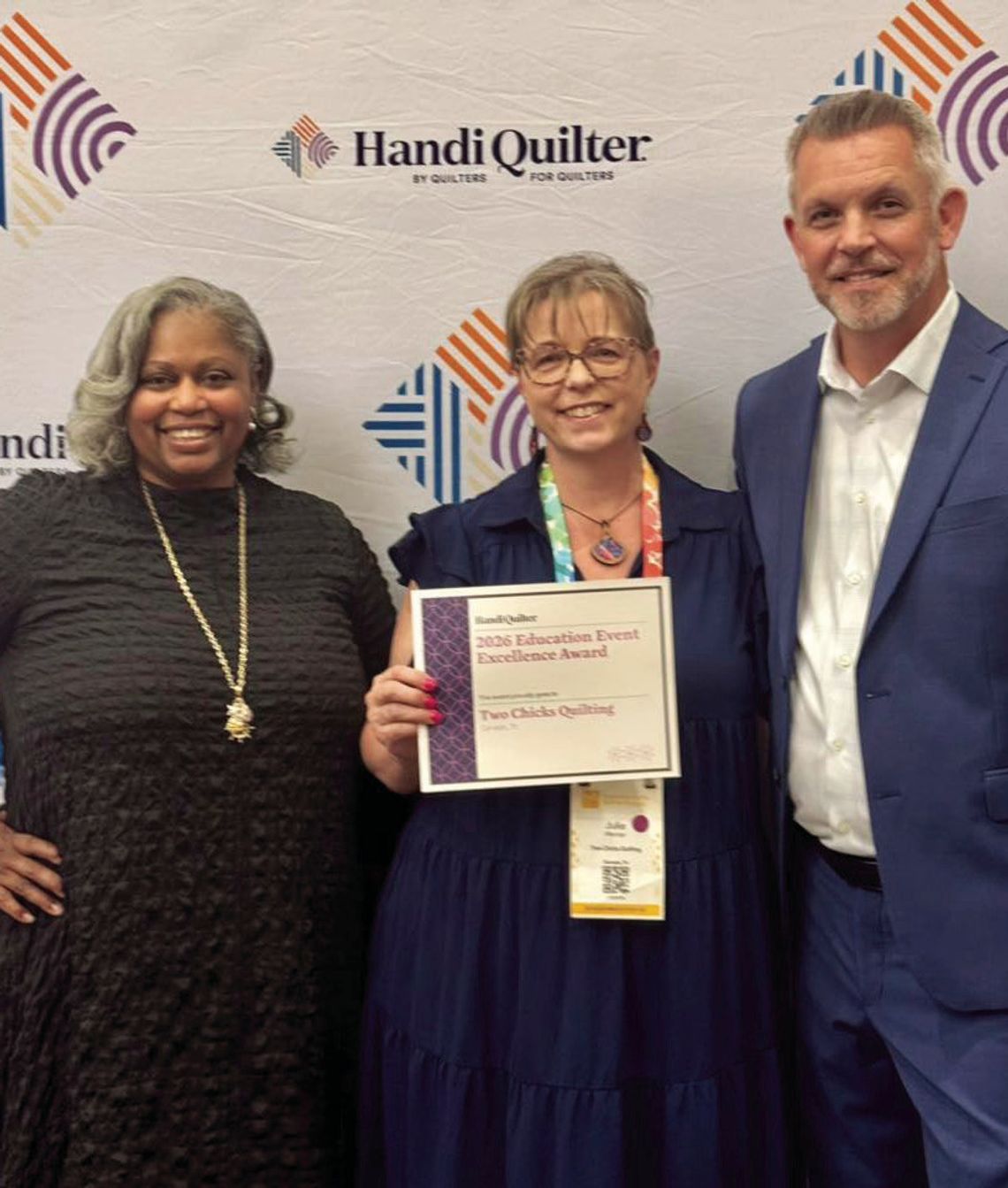 Two Chicks Quilting earns excellence award
