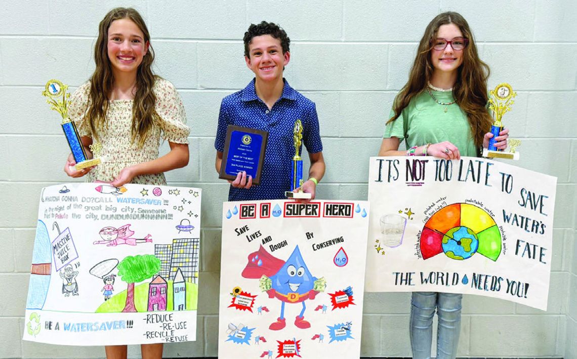 Water conservation poster winners