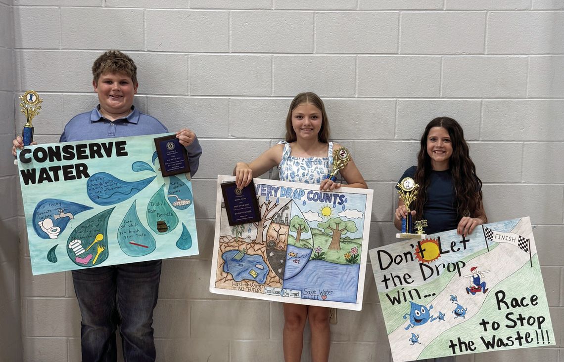 Water Conservation poster winners Water Conservation poster winners